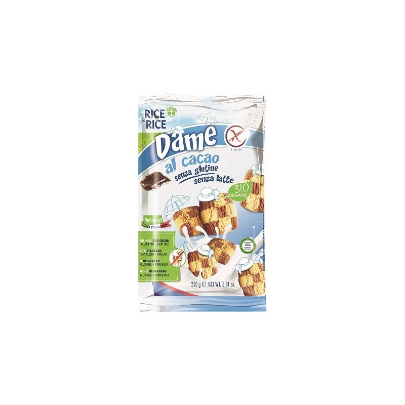 Rice&rice dame di riso con cacao senza latte 250 g