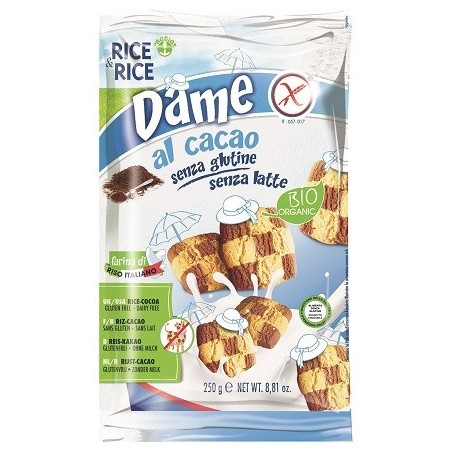 Rice&rice dame di riso con cacao senza latte 250 g