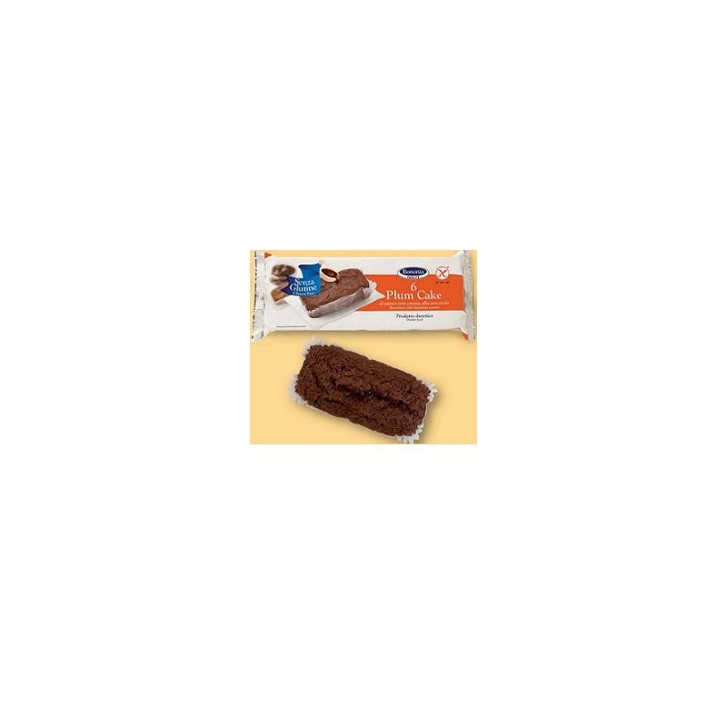 Bononia plumcake al cacao con crema alla nociola senza glutine 6 x 45 g