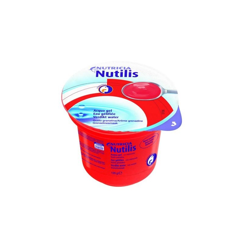 Nutilis aqua gel granatina 125 g 12 pezzi