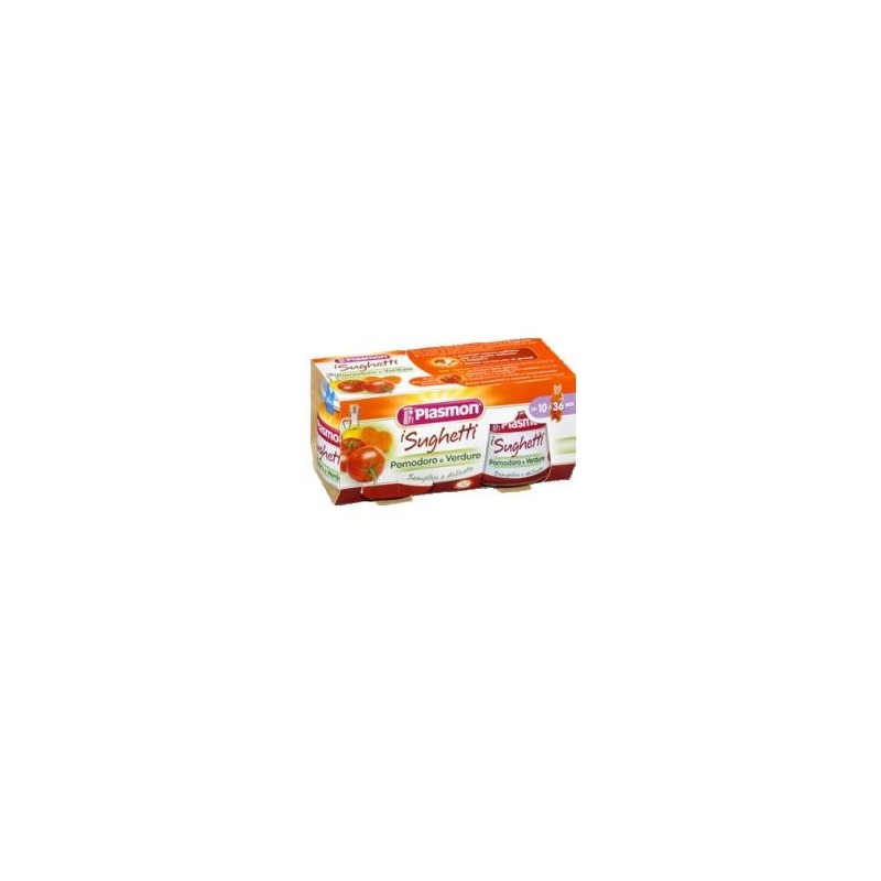 Plasmon sughetto pomodoro e verdure 80 g x 2 pezzi