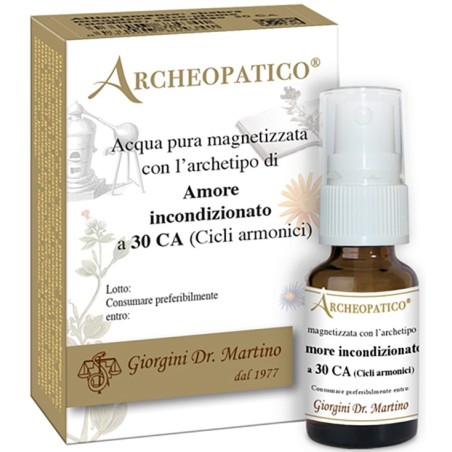 Archeopatico acqua pura magnetizzata con archetipo amore incondizionato a 30 cicli armonici 10 ml Archeopatico acqua pura magnetizzata con archetipo amore incondizionato a 30 cicli armonici 10 ml
