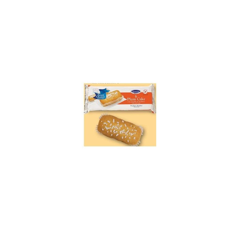 Bononia plumcake con granella di zucchero senza glutine 6 x37 g