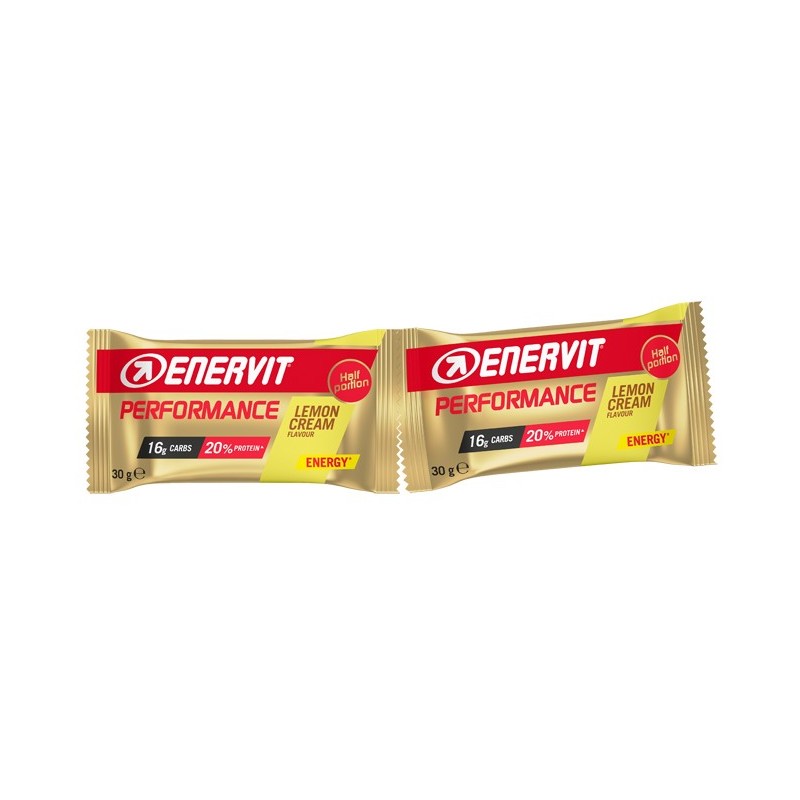 Enervit ps double lemon cream 2 mezze porzioni box 1 barretta