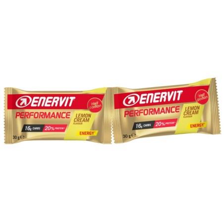 Enervit ps double lemon cream 2 mezze porzioni box 1 barretta