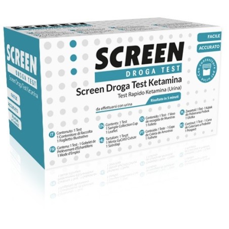 Screen droga test ketamina test antidroga con contenitore urina Screen droga test ketamina test antidroga con contenitore urina