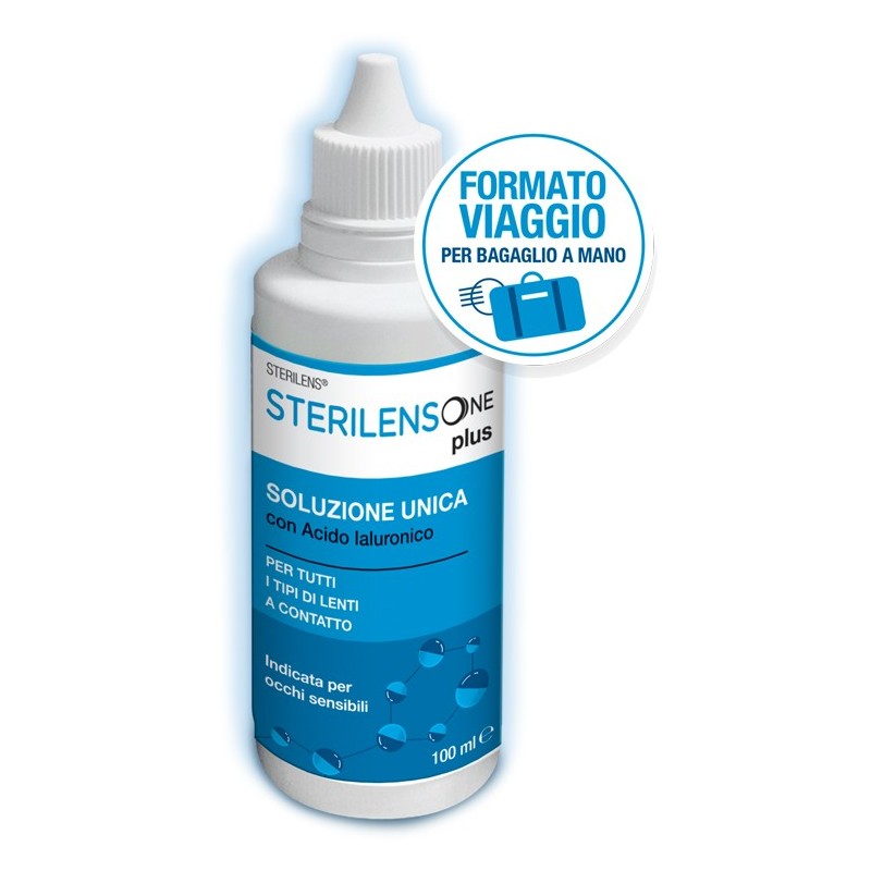 Soluzione unica sterilens one plus con acido ialuronico 100ml Soluzione unica sterilens one plus con acido ialuronico 100ml