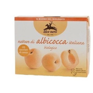 Nettare di albicocca bio 3 tetrapack da 200 ml
