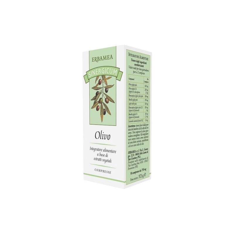 Sinergicum olivo 50 compresse Sinergicum olivo 50 compresse