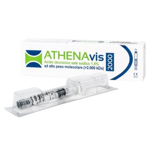 Siringa intra-articolare athenavis 2000 acido ialuronico 1,5% 30 mg 2 ml 3 pezzi