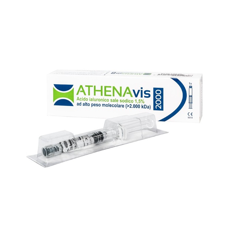 Siringa intra-articolare athenavis 2000 acido ialuronico 1,5% 30 mg 2 ml 3 pezzi