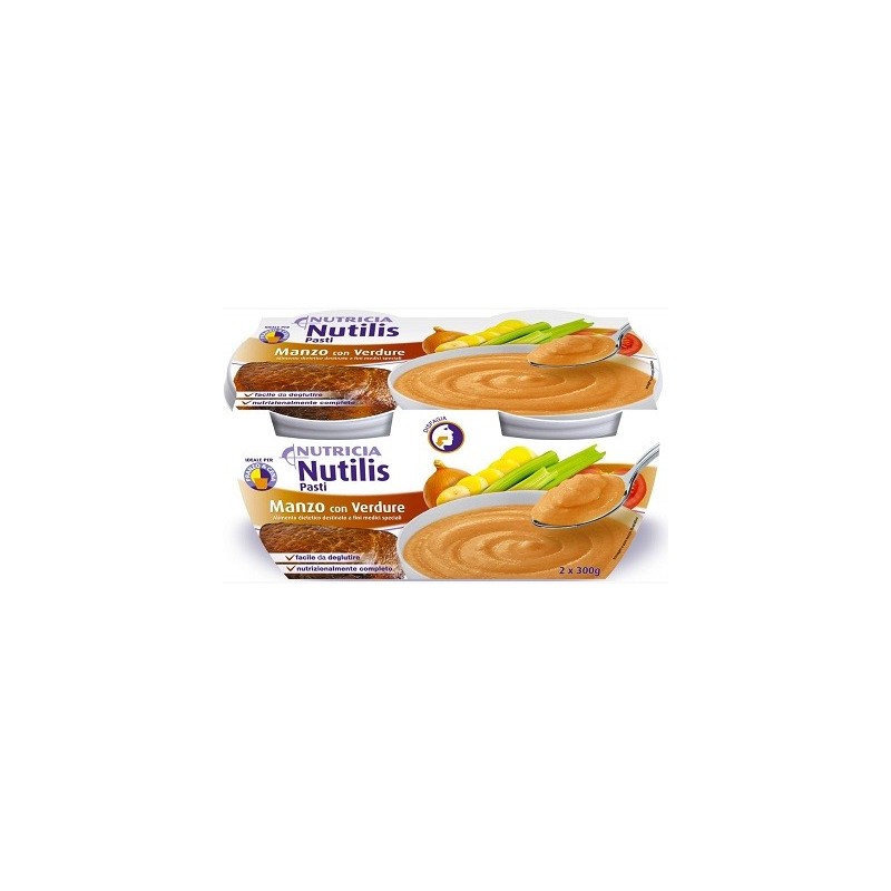 Nutilis pasti manzo con verdure 2 x 300 g
