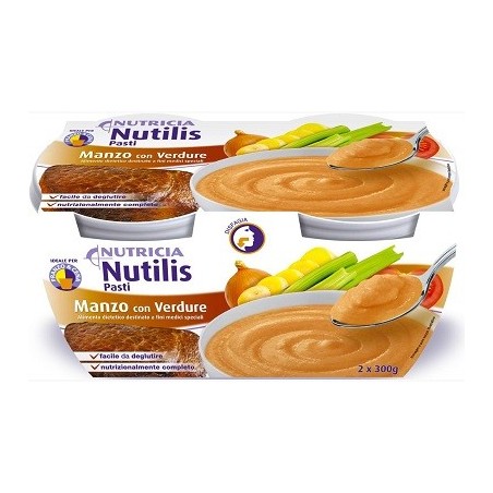 Nutilis pasti manzo con verdure 2 x 300 g