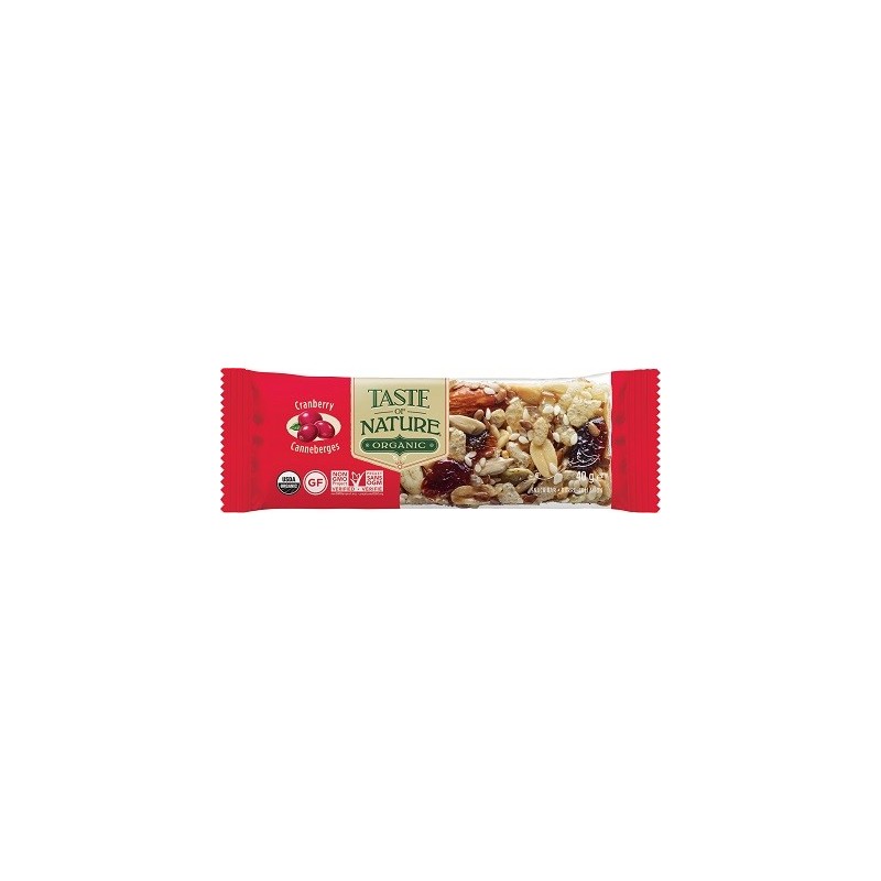 Taste of nature barretta ai cranberries bio vegan 40 g