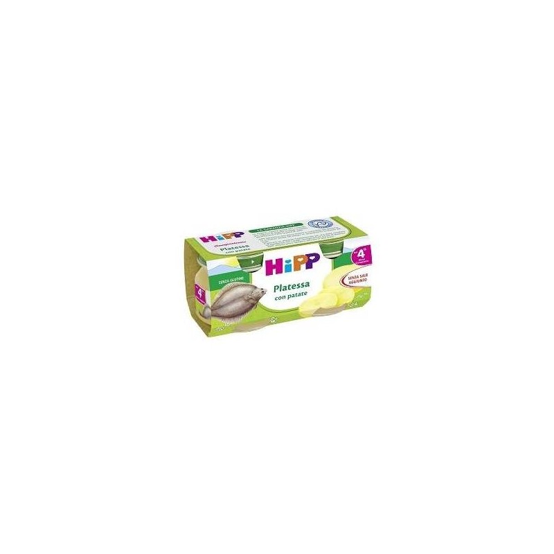 Hipp omogeneizzato platessa con patate 2x80 g