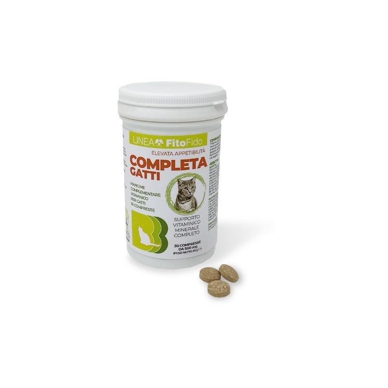 Completa gatti 50 compresse barattolo 25 g Completa gatti 50 compresse barattolo 25 g