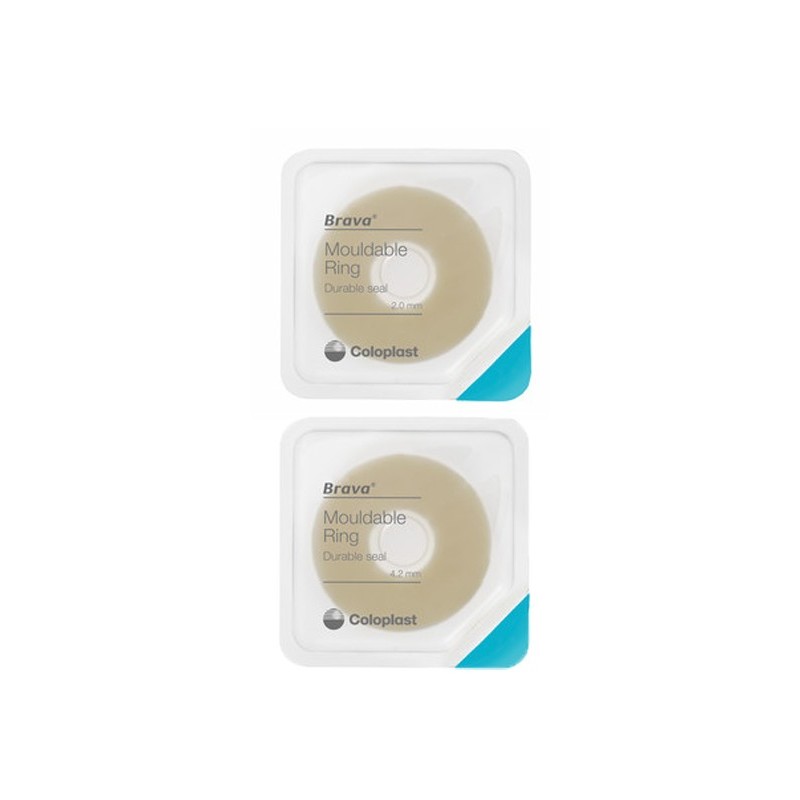Brava anello plasmabile di pasta no alcol per stomia 2 mm 10pezzi Brava anello plasmabile di pasta no alcol per stomia 2 mm 10pezzi