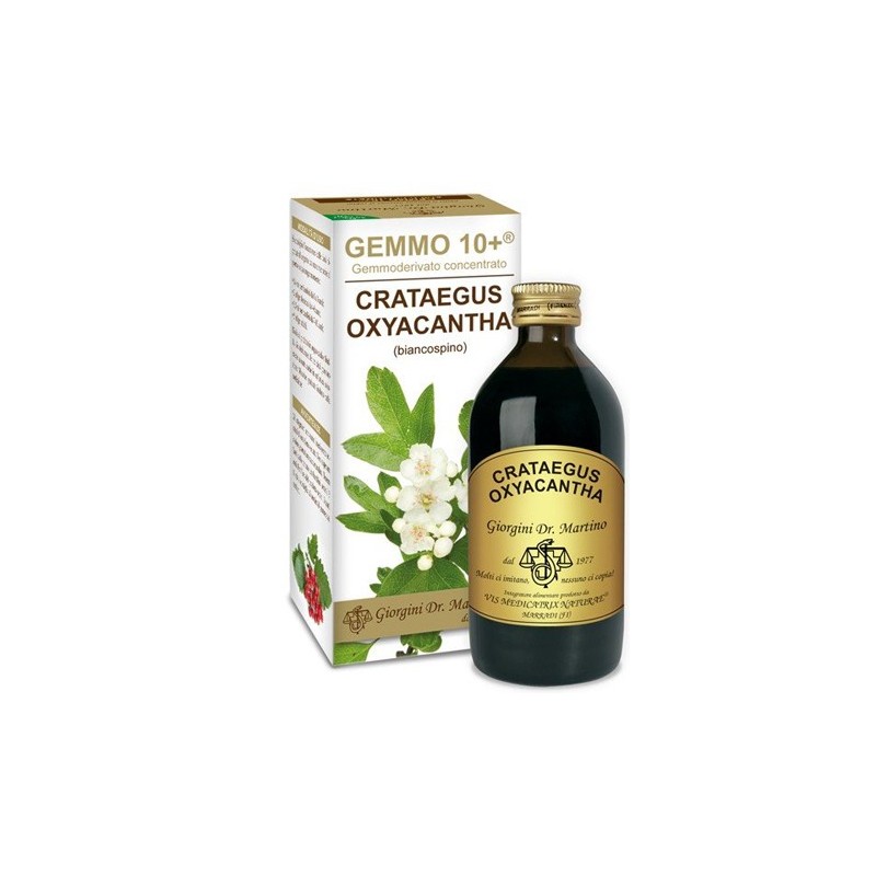 Gemmo 10+ biancospino liquido analcolico 200 ml