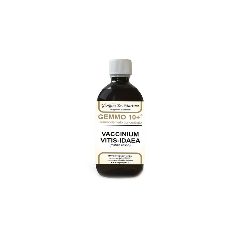Gemmo 10+ mirtillo rosso liquido analcolico 500 ml Gemmo 10+ mirtillo rosso liquido analcolico 500 ml