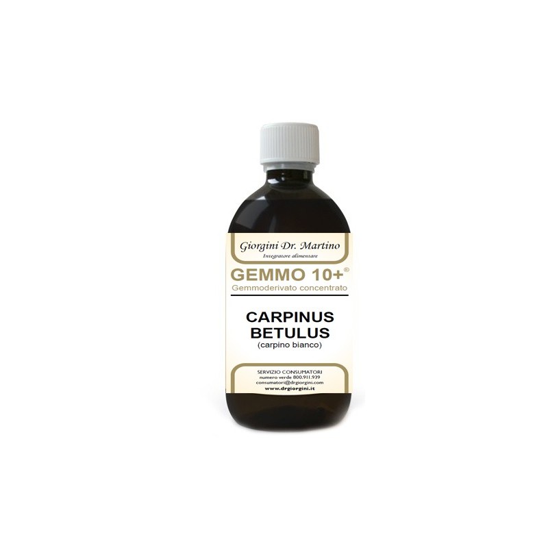 Gemmo 10+ carpino bianco 500 ml liquido analcolico Gemmo 10+ carpino bianco 500 ml liquido analcolico