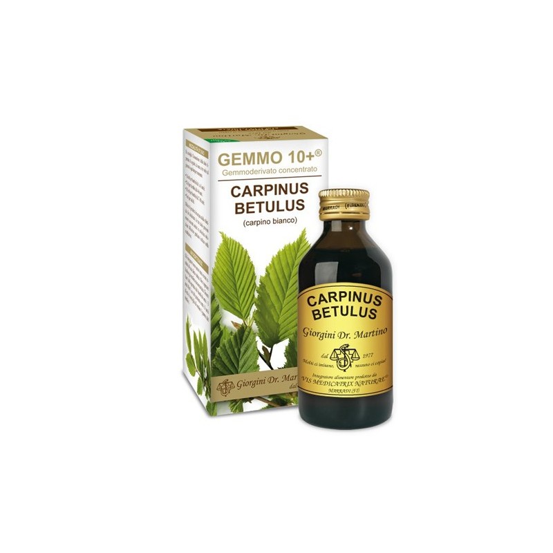 Gemmo 10+ carpino bianco 100 ml liquido analcolico Gemmo 10+ carpino bianco 100 ml liquido analcolico