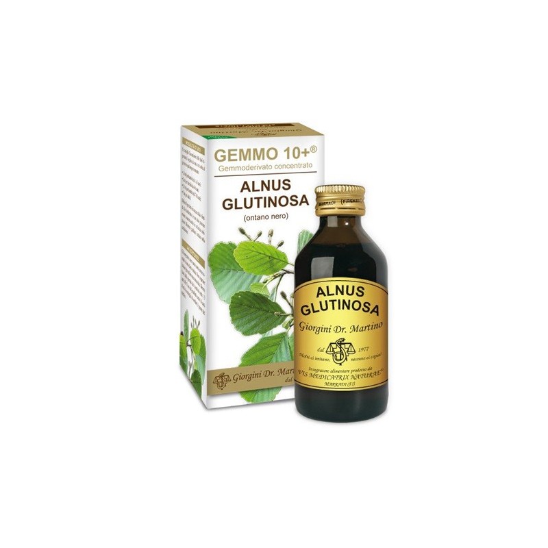 Gemmo 10+ ontano nero 100 ml liquido analcolico Gemmo 10+ ontano nero 100 ml liquido analcolico