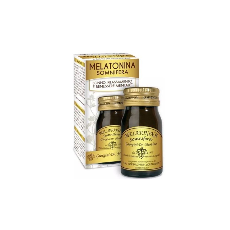 Melatonina somnifera 60 pastiglie Melatonina somnifera 60 pastiglie