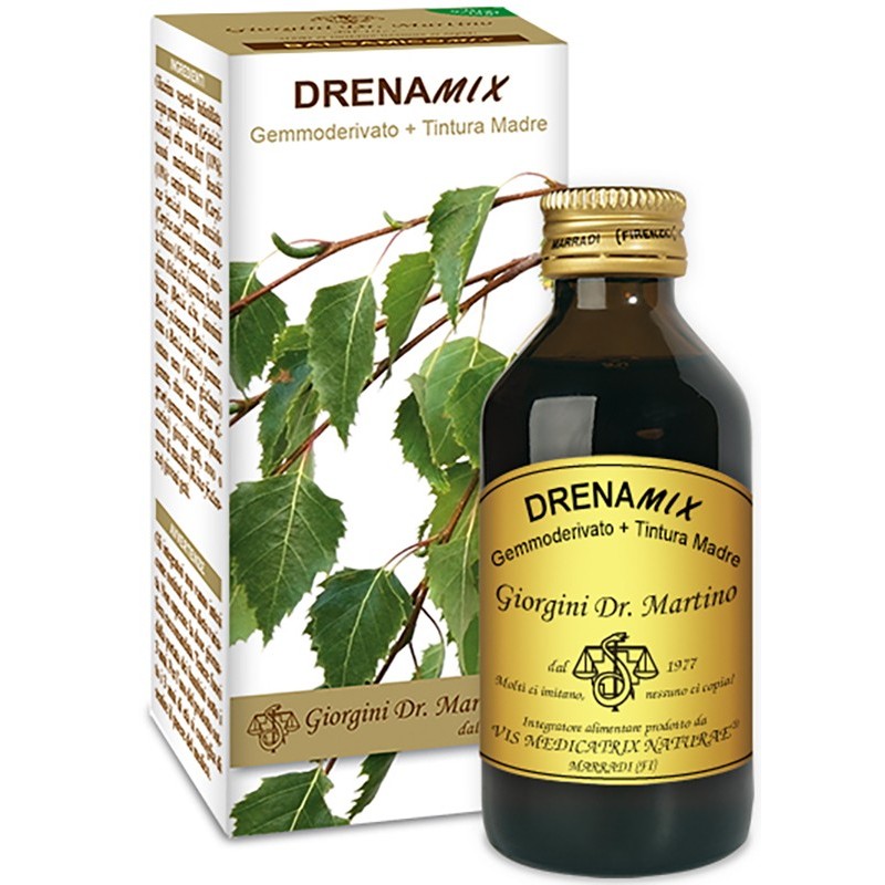 Drenamix gemmoderivato + tintura madre senza alcool 100 ml Drenamix gemmoderivato + tintura madre senza alcool 100 ml