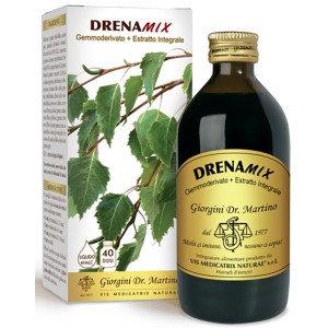 Drenamix gemmoderivato + estratto integrale senza alcool 200ml 40 dosi