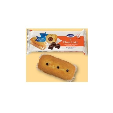 Bononia plumcake crema cioccolato senza glutine 6 x 45 g