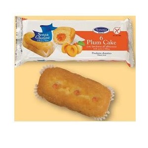 Bononia plumcake albicocca senza glutine 6 x 45 g