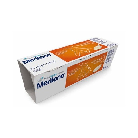 Meritene creme vaniglia 3 vasetti x 125 g