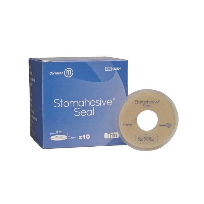 Anello stomia stomahesive seal foro apertura 18mm diametro 48mm 10 pezzi Anello stomia stomahesive seal foro apertura 18mm diametro 48mm 10 pezzi