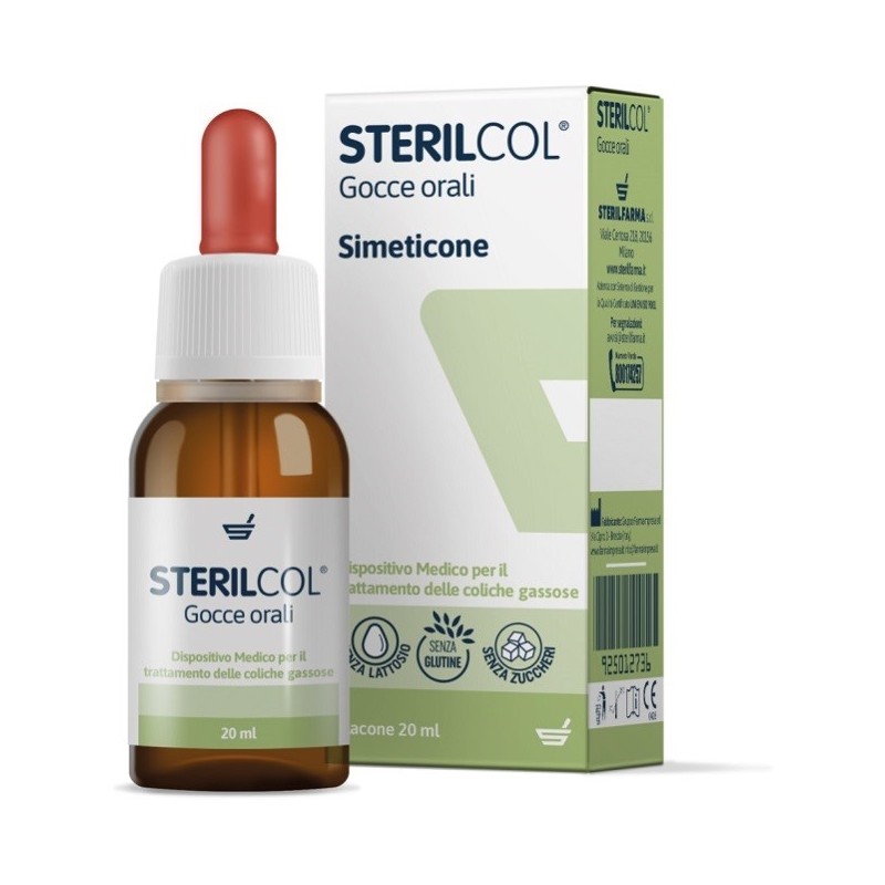 Sterilcol gocce orali sospensione gastrofunzionale flaconcino 20 ml Sterilcol gocce orali sospensione gastrofunzionale flaconcino 20 ml