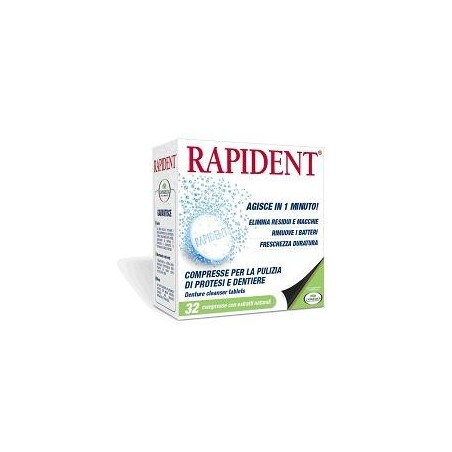 Rapident compresse 32 pezzi