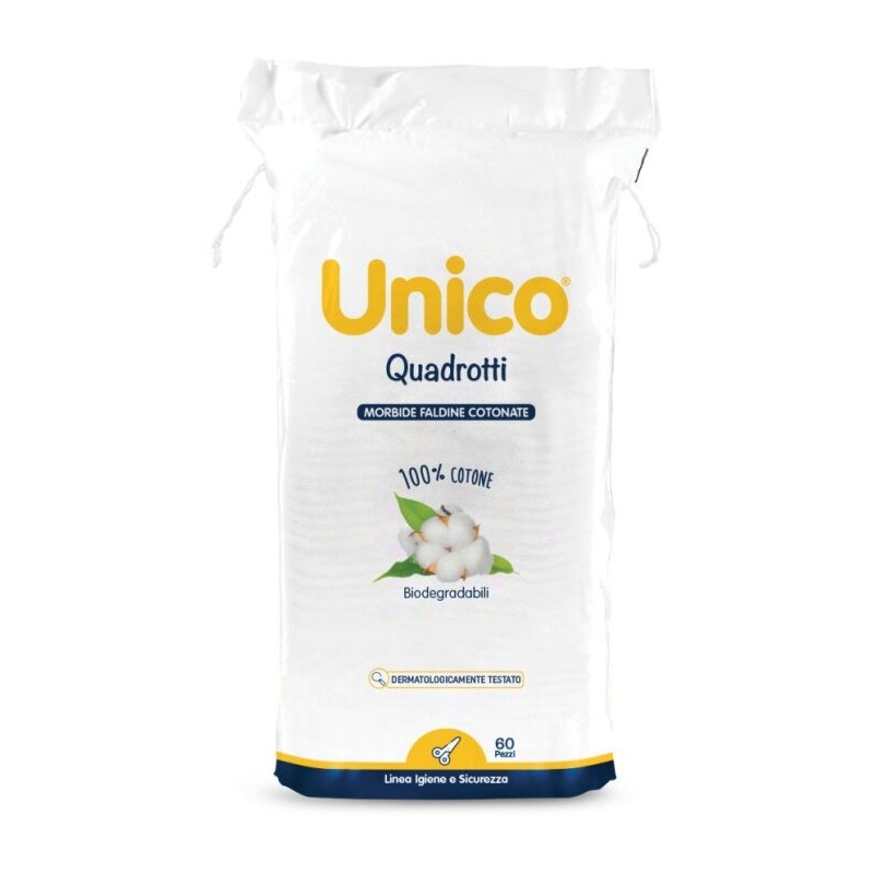 Unico quadrotti 100% cotone 60 pezzi Unico quadrotti 100% cotone 60 pezzi