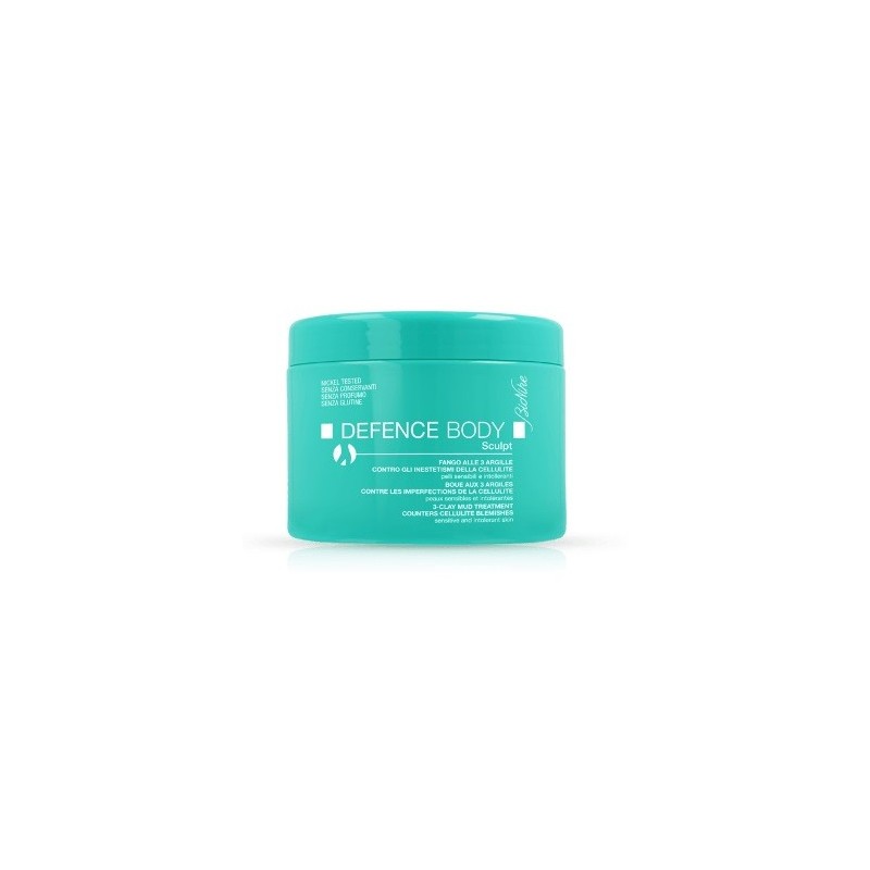 Defence body anticellulite fango alle 3 argille vaso 500 g