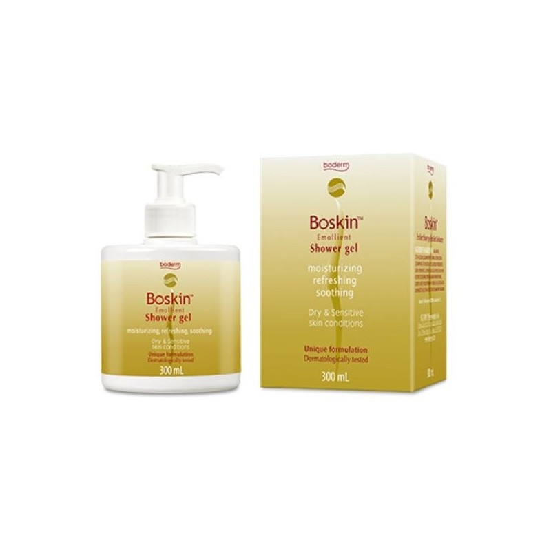 Boskin doccia gel emolliente cuoio capelluto e pelle 300 ml Boskin doccia gel emolliente cuoio capelluto e pelle 300 ml