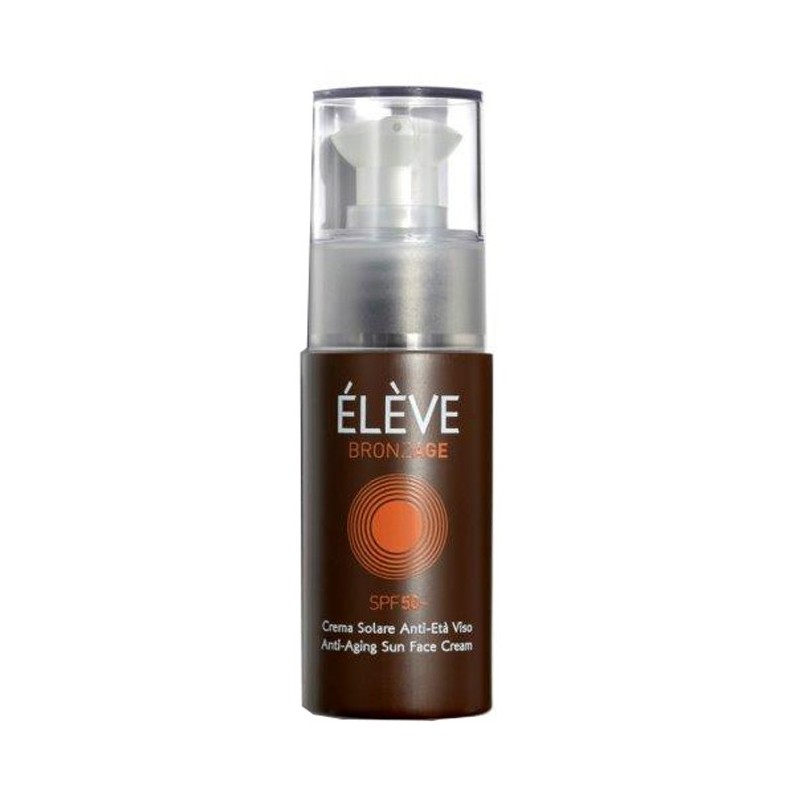 Eleve bronzage crema solare anti eta' viso spf 50+ 50 ml Eleve bronzage crema solare anti eta' viso spf 50+ 50 ml