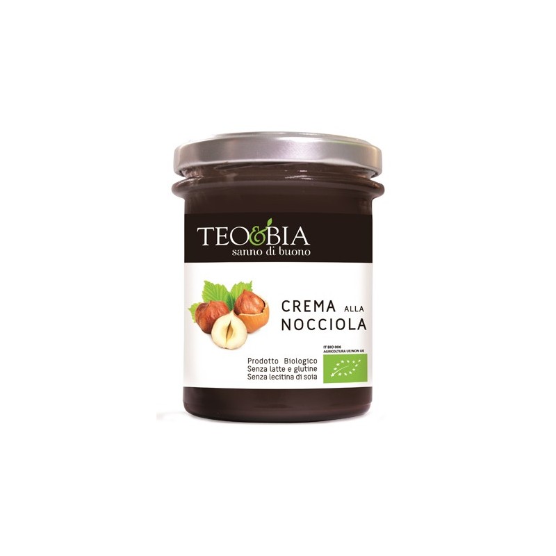 Teo&bia-crema alla nocciola bio senza latte 212 g