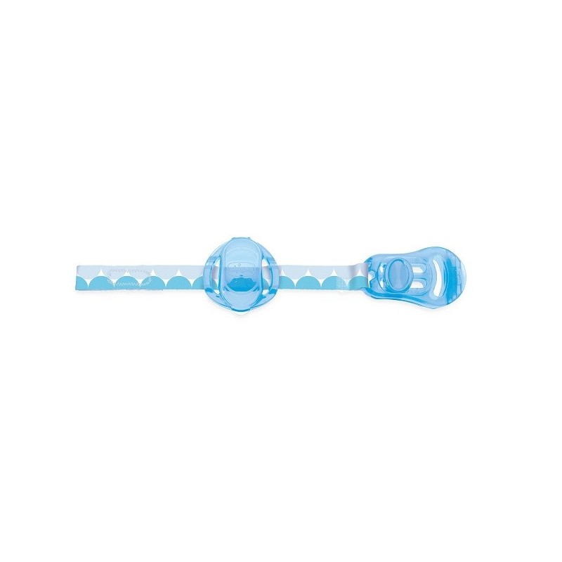 Chicco clip salvasucchietto blu 1 pezzo