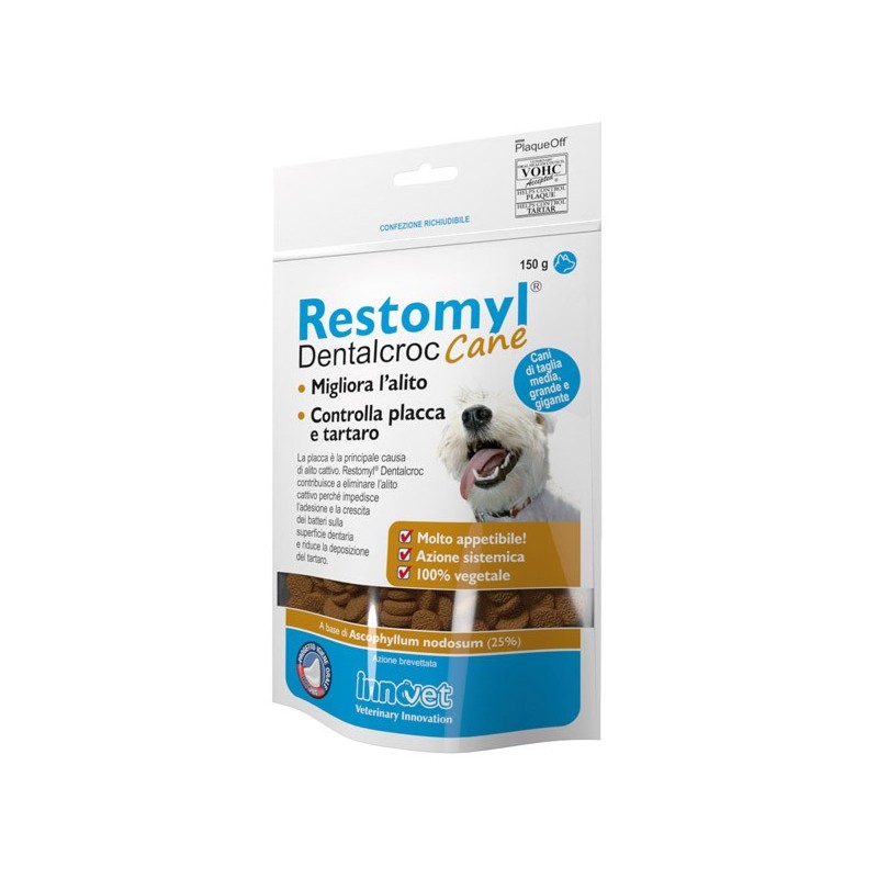 Restomyl dentalcroc cani taglia media grande e gigante busta150 g
