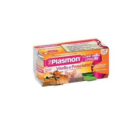 Plasmon omogeneizzato vitello - prosciutto 4 x 80 g