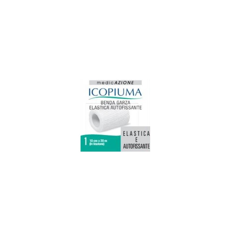 Benda garza elastica icopiuma autofissante cm 10 x 20 mt