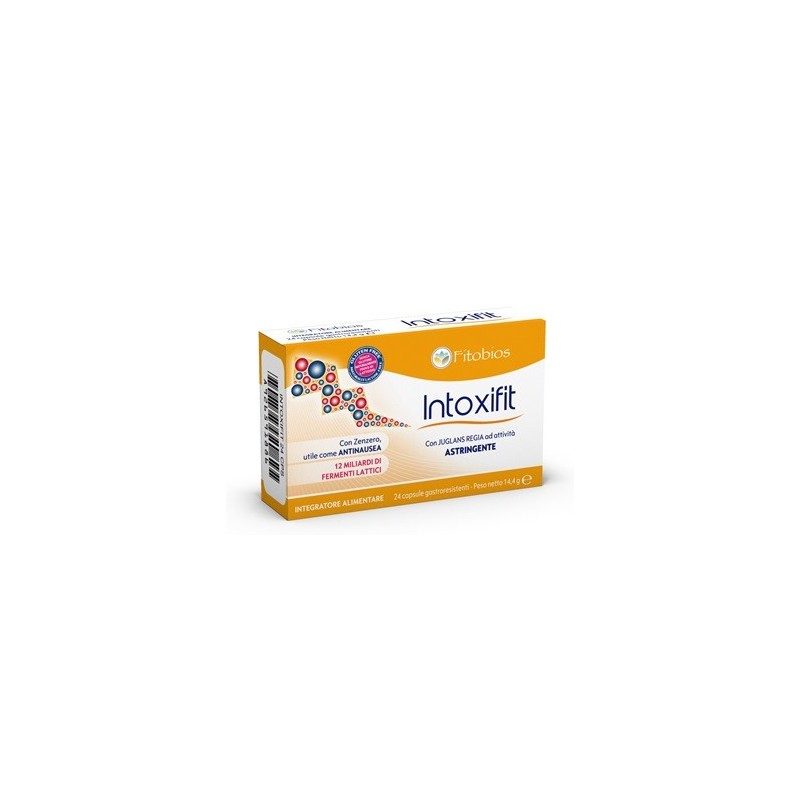 Intoxifit 24 capsule gastroresistenti 600 mg Intoxifit 24 capsule gastroresistenti 600 mg