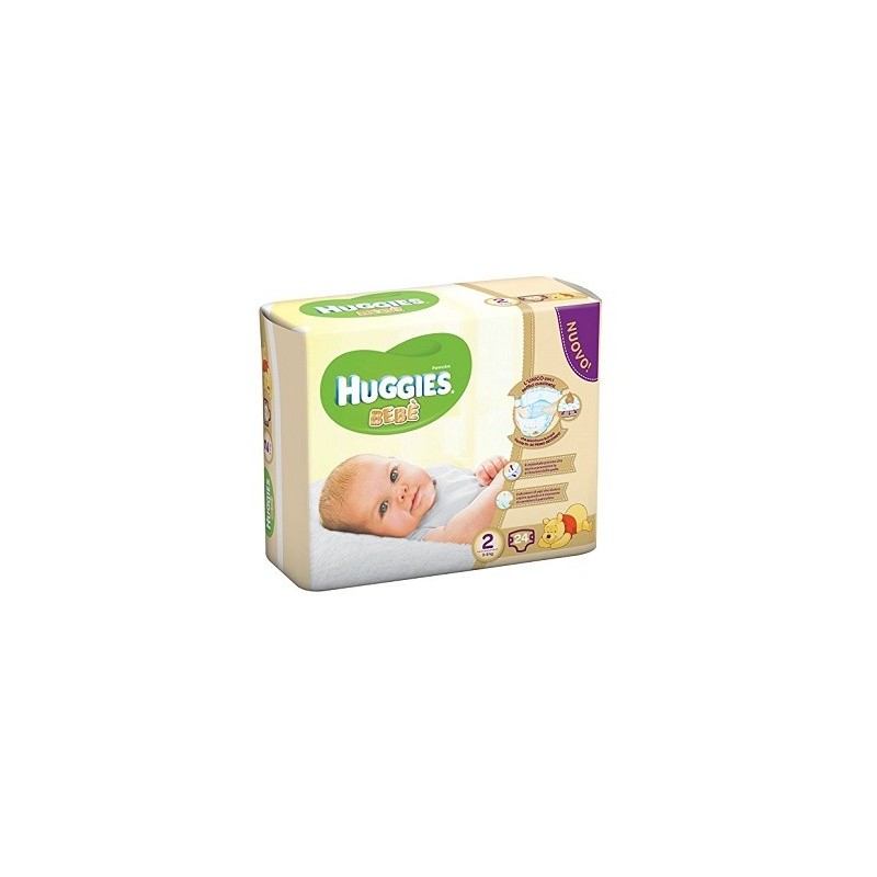 Pannolino huggies extra care bebe' base 2 24 pezzi
