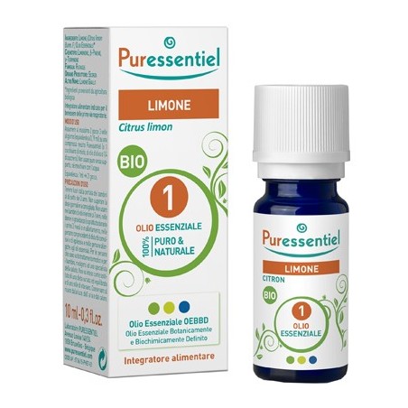 Puressentiel limone olio essenziale bio 10 ml