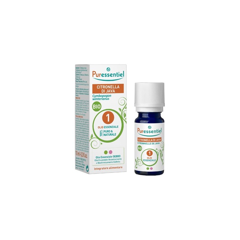 Puressentiel citronella java olio essenziale bio 10 ml