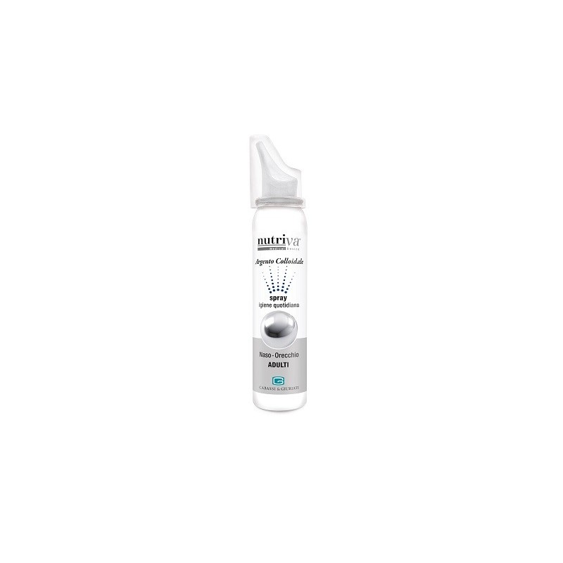 Nutriva argento colloidale naso/orecchie 100 ml