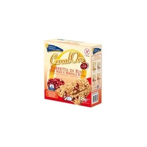 Piaceri mediterranei cerealoro barretta di riso con mais e mirtilli rossi 6 pezzi da 21,5 g